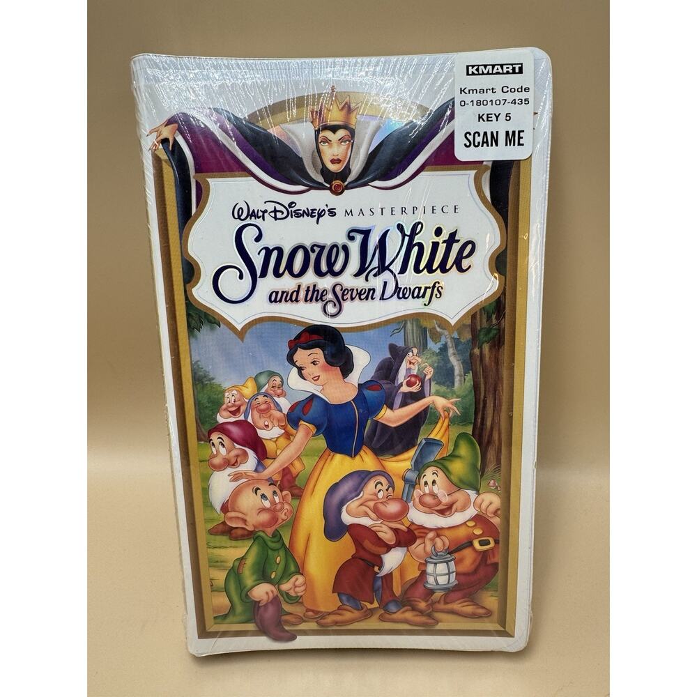 Snow White and the Seven Dwarfs Factory Sealed (VHS, 1994)